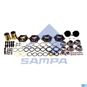 р/к торм. вала!с бронз.втулк на ось (втулка шаровая пластм.)(с монтажн)\BPW NH/N 070.557 SAMPA