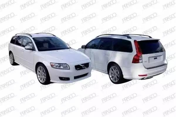 стекло зеркала левое! с кроншт. асферич.\ Volvo S40/V50 1.6-2.5i/1.6-2.4D 04-12 VV3207524 PRASCO GROUP