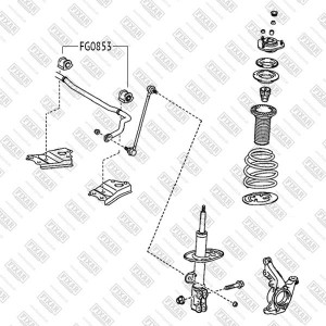 TOYOTA VERSO (2009>) правая FG0853 FIXAR
