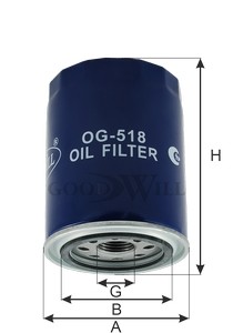 Фильтр масляный OG518 OG 518 GOODWILL