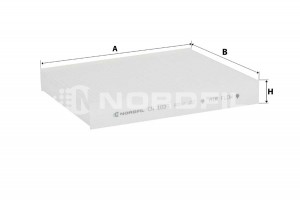 Фильтр салона Audi A1 Seat Ibiza V Toledo IV Skoda Fabia II III Rapid Roomster V CN1035 NORDFIL