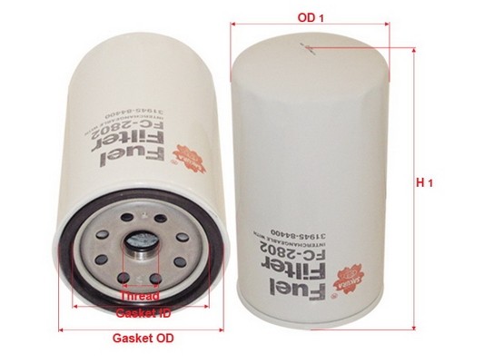 Фильтр топл. Sakura FC2802 SAKURA