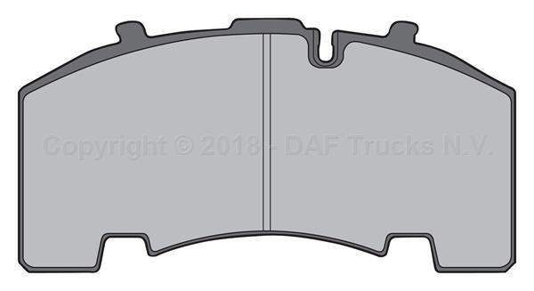 Колодки тормозные 29171 Heavy Duty 211х108x30 SAF/BPW 1961736 DAF TRP