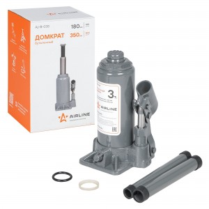 Домкрат бутылочный 3т S (MIN - 180 мм, MAX - 350 мм) (AJ-B-03S) AJ-B-03S AIRLINE