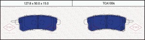 колодки дисковые задние!\ NISSAN Patrol 10> TCA1004 TATSUMI