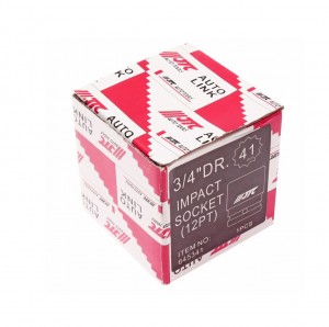 Головка торцевая 3/4" 41мм 12-ти гранная ударная L=58мм JTC JTC-645341 JTC TOOLS