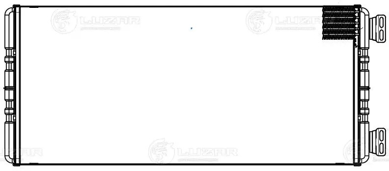 Радиатор отопителя MERCEDES Actros (03-) LUZAR LRH 1524 LUZAR