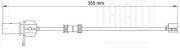 Датчик износа колодок Porsche Macan (14-)/(18-) перед. L=355 (PFS 1607) PFS1607 TRIALLI