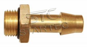 Соединитель трубки ПВХ,полиамид М12х1.5/11 удлиненный прямой латунь STARTEC INF.11.M12-11 STARTEC