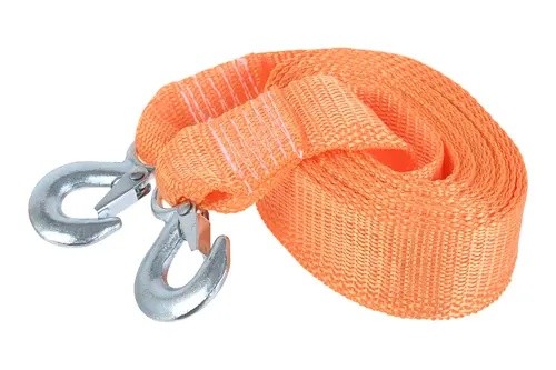 трос буксировочный! лента, 7т, 5м, с крюками, в пакете\ BRX0080028 BRIX