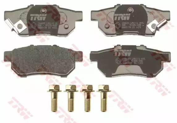 Колодки тормозные HONDA Civic,Jazz задние (4шт.) TRW GDB3174 TRW