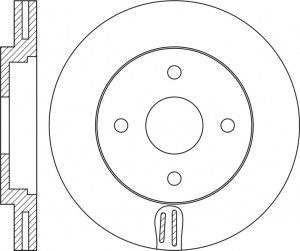 Диск тормозной FORD EcoSport 2012 - RN1759 RN1759 NIBK