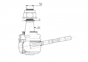 Опора шаровая левая Audi / Seat / Skoda / Volkswagen 37486 37486 SIDEM