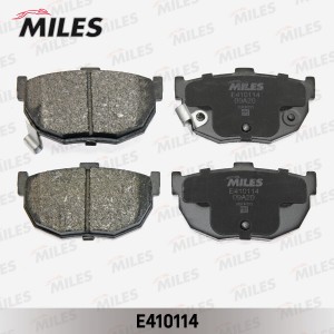Колодки тормозные задние (без датчика) (Смесь Low-Metallic) HYUNDAI ELANTRA 00-/ E410114 MILES