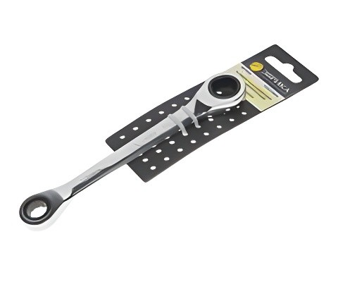 Ключ накидной 10х13мм трещоточный с держателем ЭВРИКА ER-71013H EVRIKA