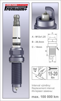 Свеча зажигания IRIDIUM Premium + P32 MOR15LIR1 (1976) P32 BRISK
