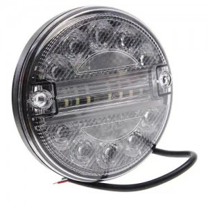 Фонарь задний универсальный светодиодный 12/24V c ПТФ MEGAPOWER 37017047 MEGA POWER