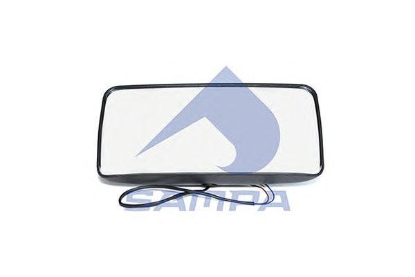 Зеркало основное с подогревом DAF LF45/55(00'-06') / RVI Premium,Gramme R/G / Mi 079455 SAMPA