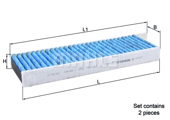 ФИЛЬТР САЛОННЫЙ CAREMETIX LAO 428/S Z0322 LAO428/S MAHLE KNECHT
