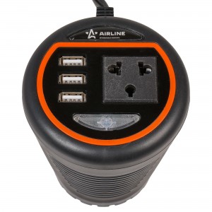 Преобразователь напряжения (инвертор) 12-220V 120Вт AIRLINE API-120-00 AIRLINE