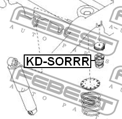Отбойник амортизатора KD-SORRR KD-SORRR FEBEST