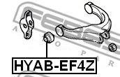 Сайлентблок задн подвески HYUNDAI SONATA IV HYAB-EF4Z HYAB-EF4Z FEBEST