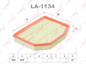 Фильтр воздушный BMW X3 (E83),Z4 (E85,E86) (N46/N52) LYNX LA-1134 LYNXAUTO