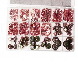 Шайба медная и пробка поддона картера (в боксе) 534шт. JTC JTC2019 JTC TOOLS