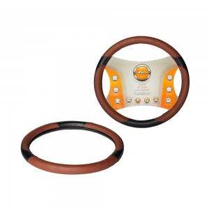 Оплетка на руль M "AIRLINE" искусственная кожа, коричневый/черный AWC-CM-05M AIRLINE