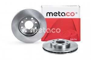 Диск тормозной передний вентилируемый 3050010 METACO