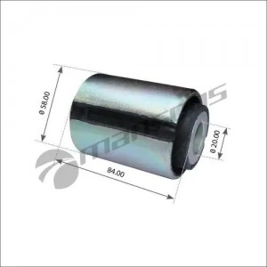Сайлентблок MAN рессоры (20x57x84) MANSONS 400.526 MANSONS