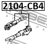 NISSAN // GM // FORD // FIAT // TOYOTA // MAZDA К/КТ 2 ШТ. 2104-CB4 FEBEST