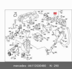 MERCEDES BENZ A 611 203 04 80 MERCEDES BENZ