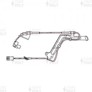Датчик ABS для а/м Mazda 323 (98-) перед. прав. (VS-ABS 2505) VSABS2505 START VOLT