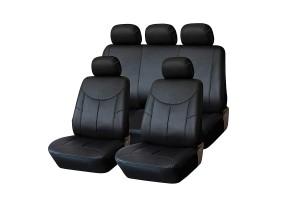 Авточехлы универсальные экокожа черные Style KRAFT KT835625 KRAFT