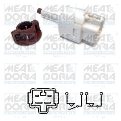 Выключатель PEUGEOT 107 стоп-сигнала MEAT&DORIA 35071 MEAT DORIA