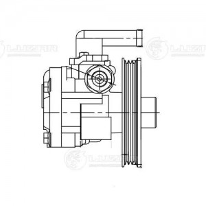 Насос ГУР для ам Hyundai Tucson (04-),Kia Sportage (04-) 2.0i (LPS 0803) LPS0803 LUZAR