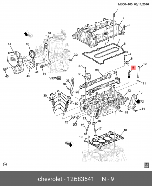 Свеча зажигания 12683541 12683541 GENERAL MOTORS