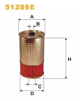 Фильтр масляный WIX 51289E (FILTRON OC602) 51289E WIX FILTERS