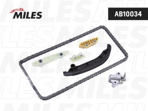 Комплект цепи ГРМ (без звездочек INA 553 0382 10) FORD TRANSIT 2.4Di 06-12 AB100 AB10034 MILES