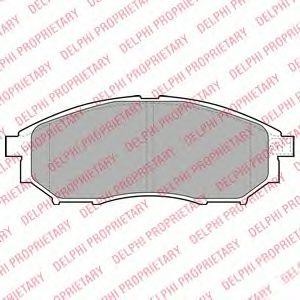 LP2030 колодки дисковые п.\ Nissan Murano 3.5 4WD 05> LP2030 DELPHI