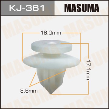 Пистон обивки универсальный MASUMA KJ361 MASUMA