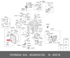 HYUNDAI KIA Прокладка пробки КПП 4528426100 HYUNDAI KIA