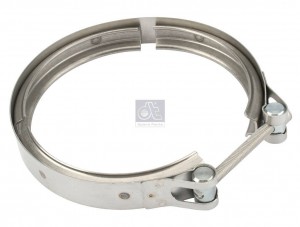 хомут глушителя! (м) d=121-133mm\DAF F65/75/85/95/105CF/XF/IV 5.11125 DIESEL TECHNIC