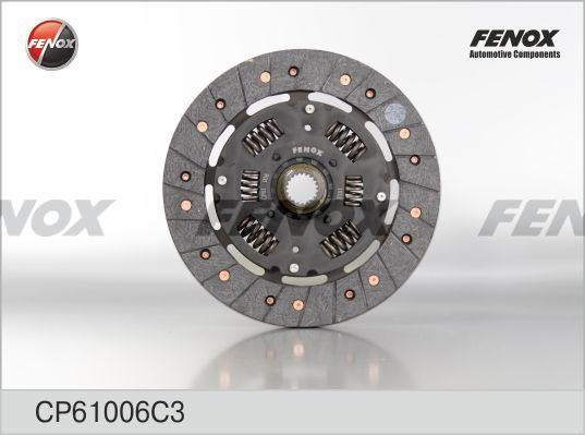 Диск сцепления, инж. дв.  медные заклепки CP61006C3 FENOX