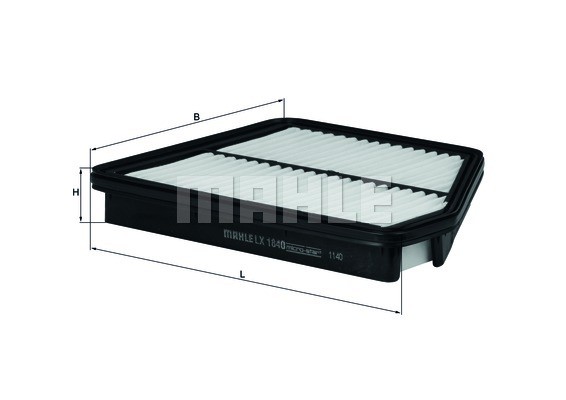 Фильтр воздушный HYUNDAI Matrix (01-) (1.5/1.6/1.8) MAHLE LX1840 MAHLE KNECHT
