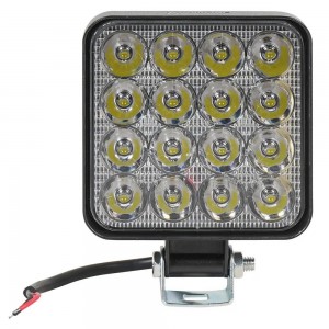 Фара светодиодная "AIRLINE" Standart 83х83х22 мм 16W 12V (16 LED, квадратная, на ALED029 AIRLINE