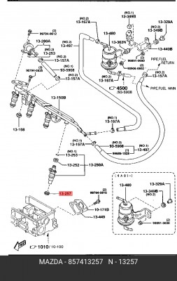 MAZDA 8574-13-257 MAZDA