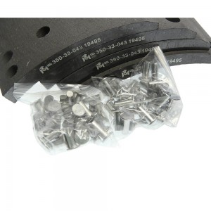 Накладка тормозной колодки МАЗ-5440 MAN MERCEDES задней/передней стандарт (410х1 350-33-043 MEGA POWER