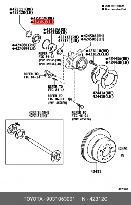 Сальник полуоси TOYOTA 90310-63001 90310-63001 TOYOTA